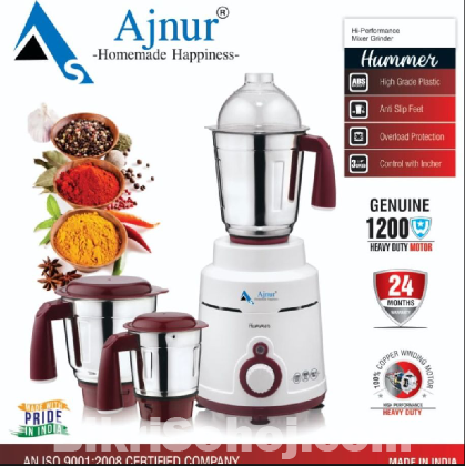 Ajnur mixer grinder 1200 watt